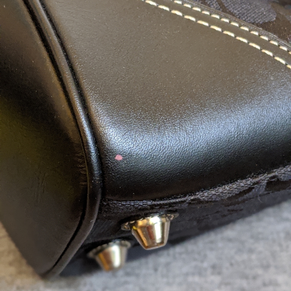 🆕 Coach Signature Hampton Black 10246 Satchel Purse Shoulder Bag Tote - Picture 4 of 15
